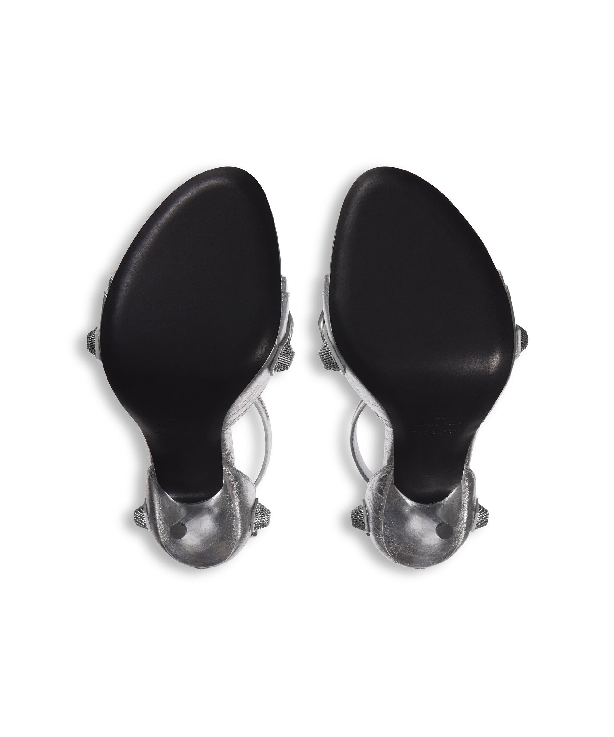 Cagole 110 Sandals Metallized - Silver