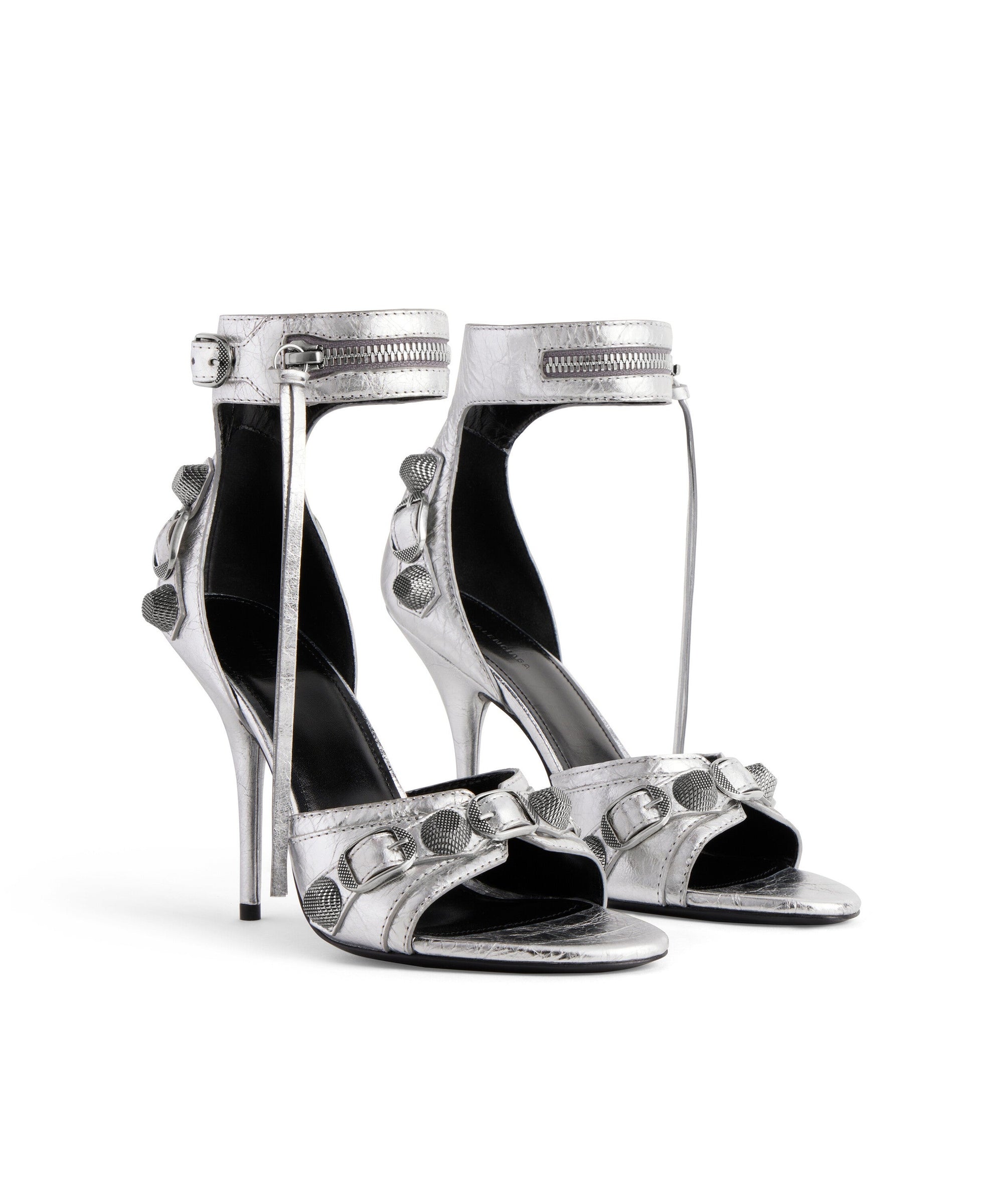 Cagole 110 Sandals Metallized - Silver