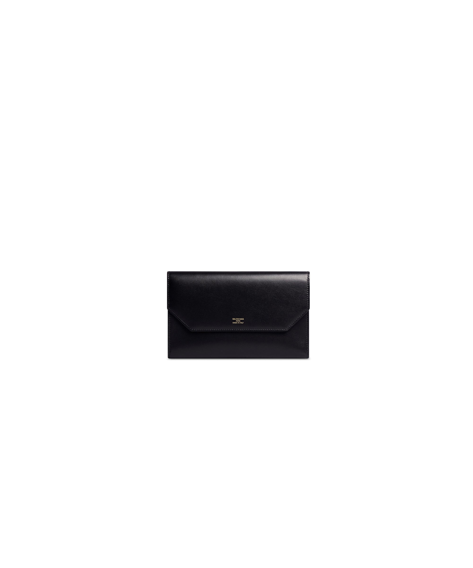 Envelope Slim Long Wallet - Black & Dark Grey