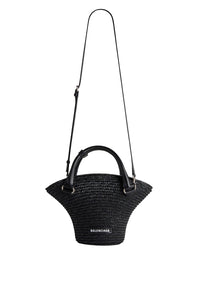 Beach black Bag Mini Tote - Black & Vrv