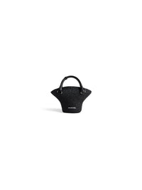 Beach black Bag Mini Tote - Black & Vrv
