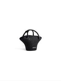 Beach black Bag Mini Tote - Black & Vrv