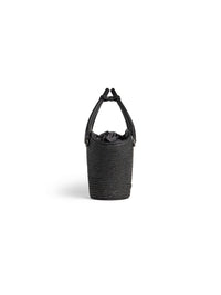 Beach black Medium Tote Bag - Black & Vrv
