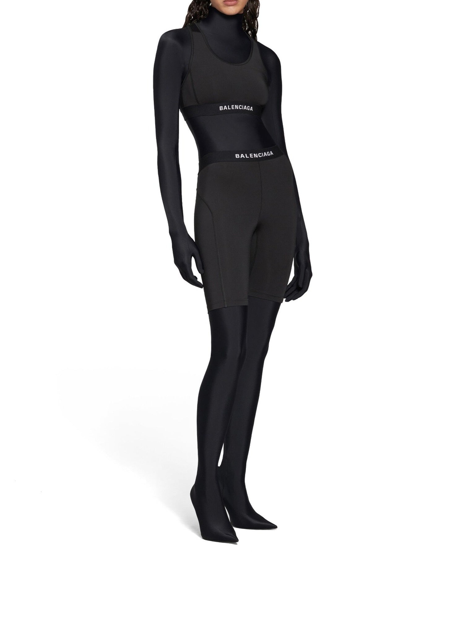 Balenciaga Athletic Cycling black Short - Black