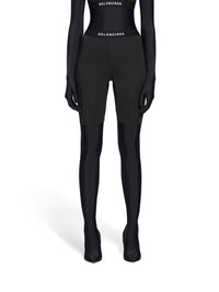 Balenciaga Athletic Cycling black Short - Black