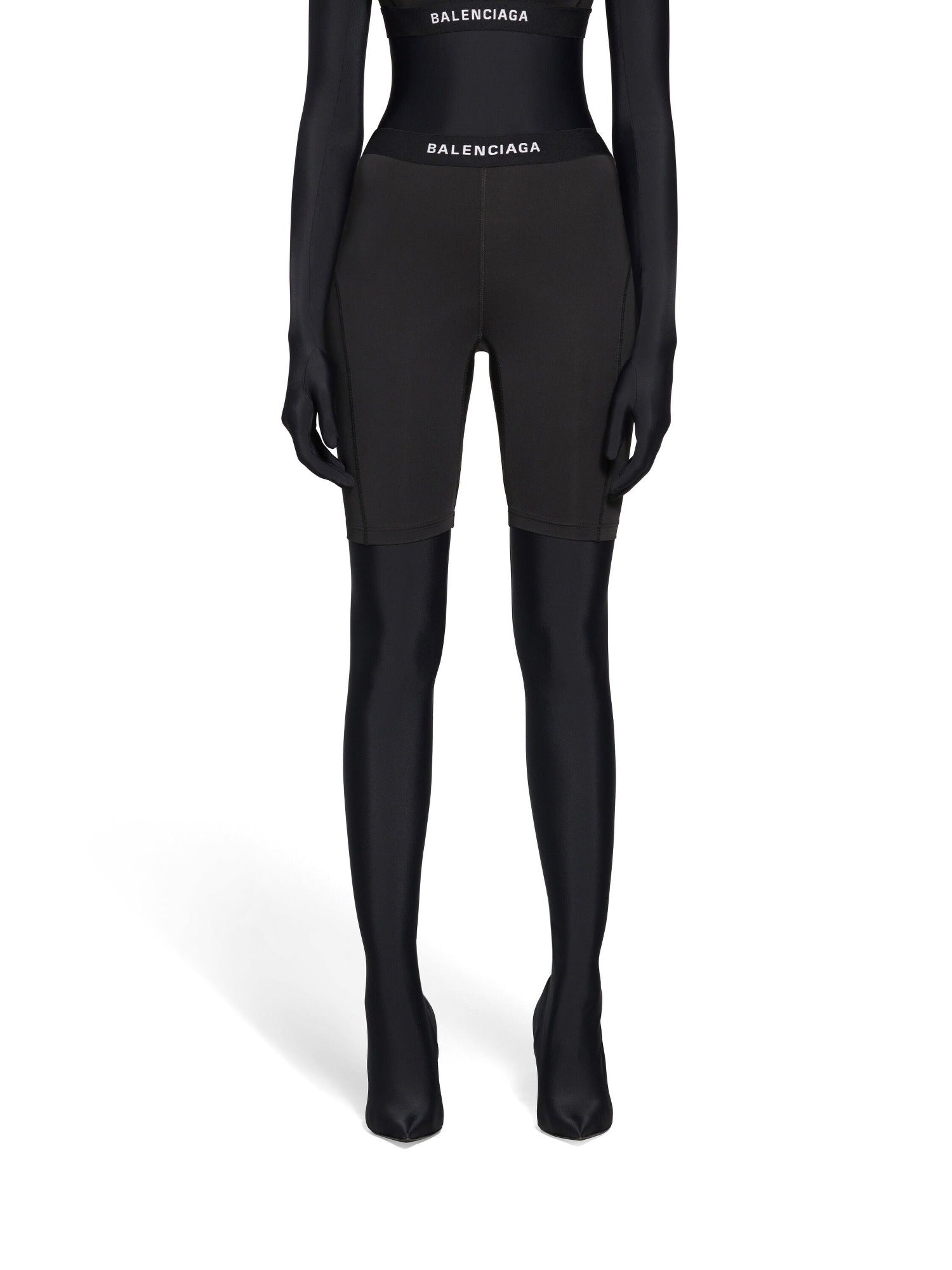 Balenciaga Athletic Cycling black Short - Black