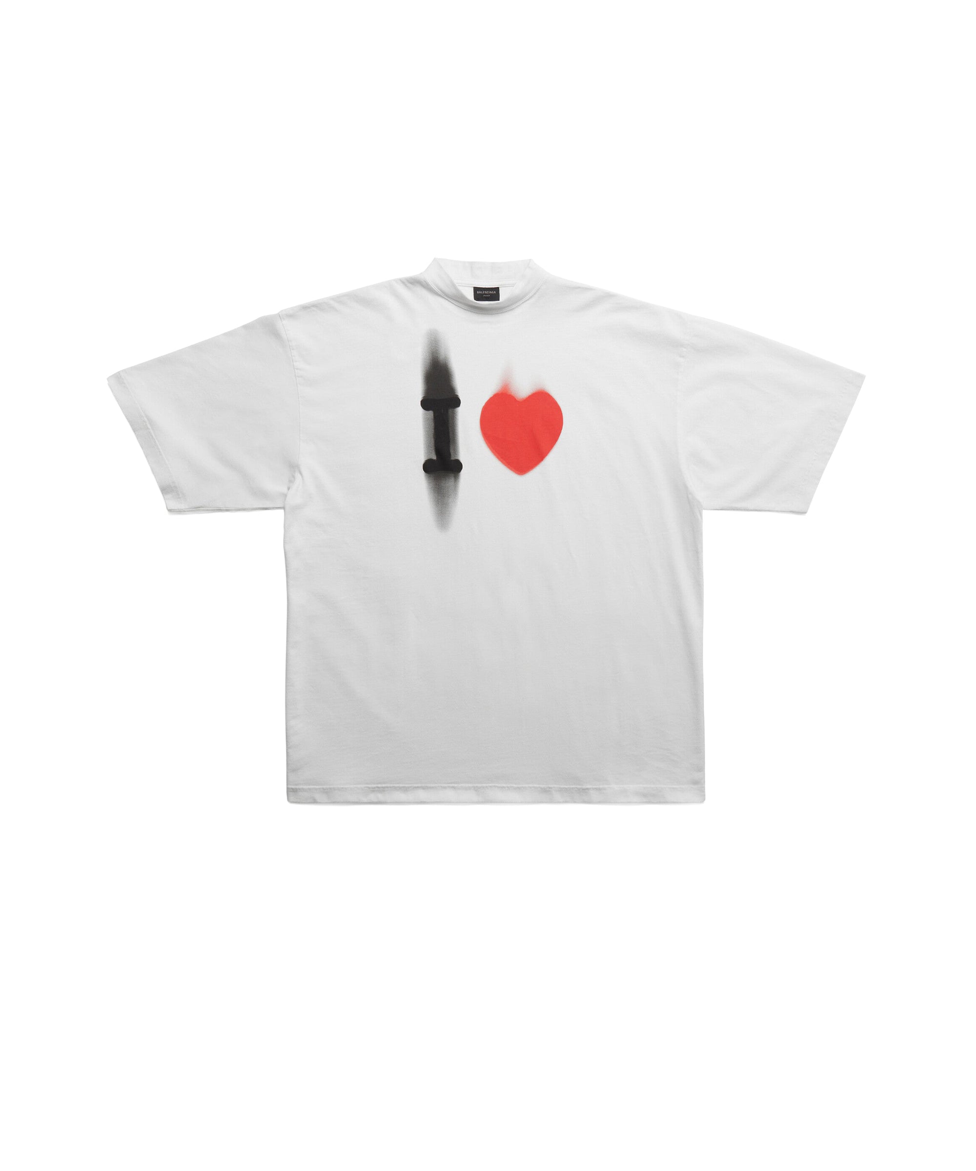 I Love T-Shirt - Dirty White & Black