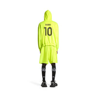 Dubai Soccer Zip-Up Hoodie - Fluo Yellow & Black