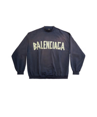 Tape Type Sweatshirt Oversized - Marine Blue