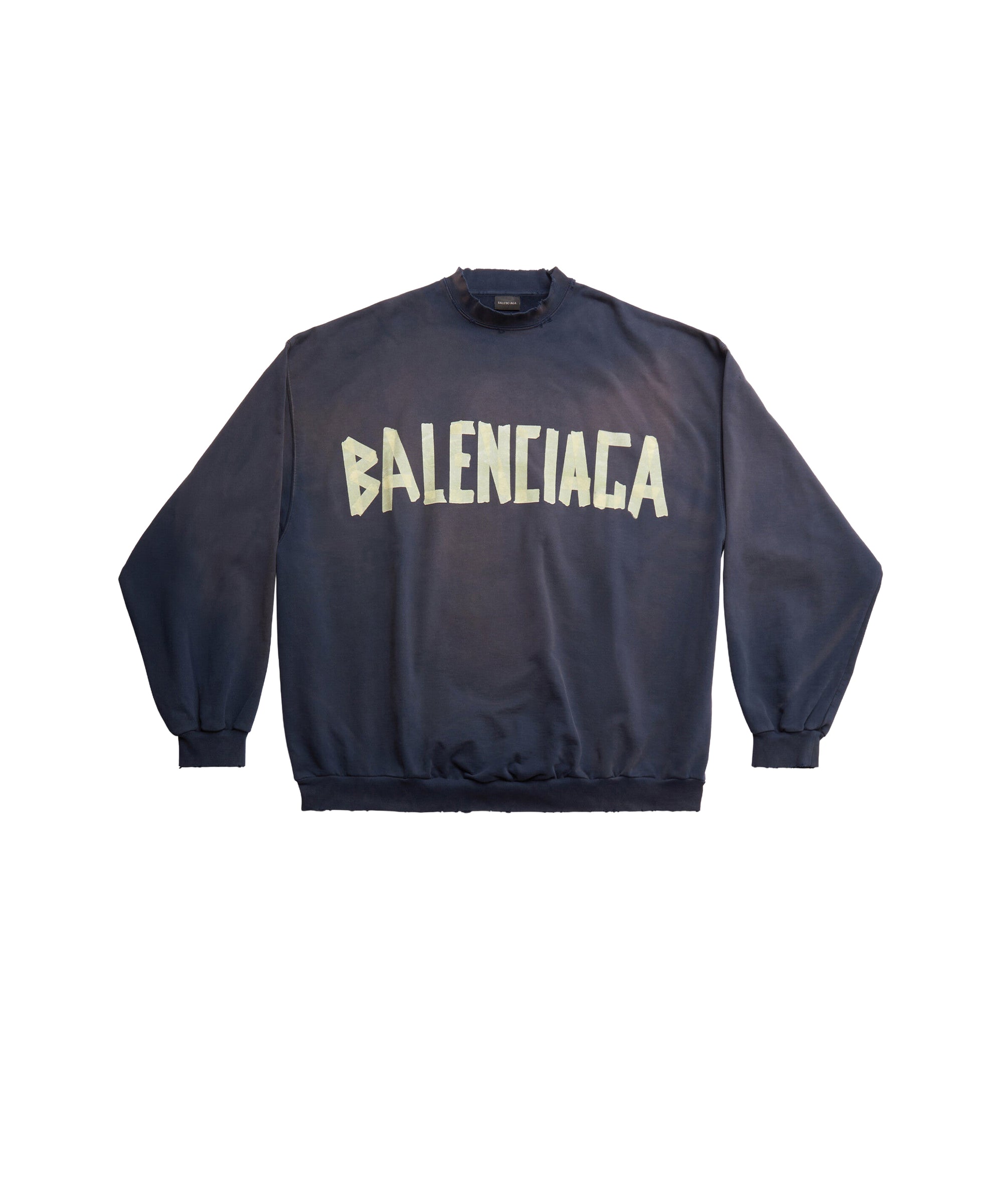 Tape Type Sweatshirt Oversized - Marine Blue