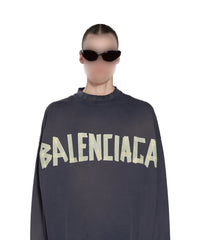 Tape Type Sweatshirt Oversized - Marine Blue