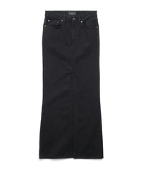 Maxi Skirt - Peach Pitch Black