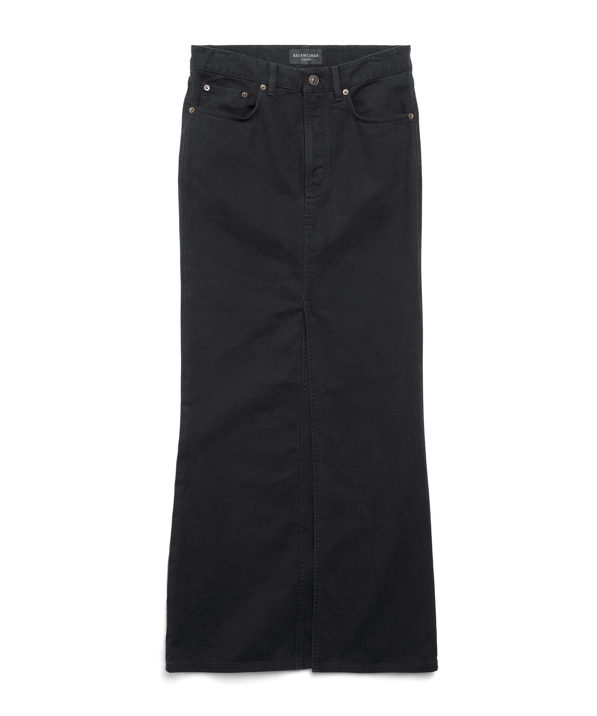 Maxi Skirt - Peach Pitch Black