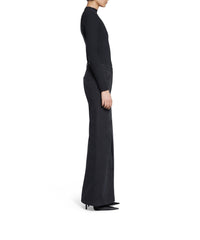 Maxi Skirt - Peach Pitch Black