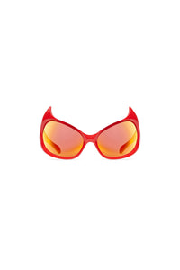 Gotham Cat amaranth Sunglasses - Amaranth