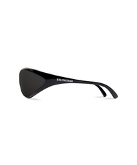 90s Oval Sunglasses - Black