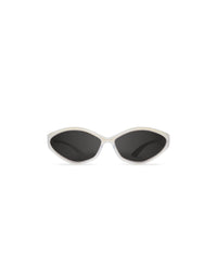 90s Oval Sunglasses - Iridescent Crystal