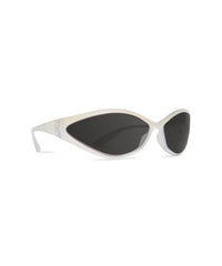 90s Oval Sunglasses - Iridescent Crystal