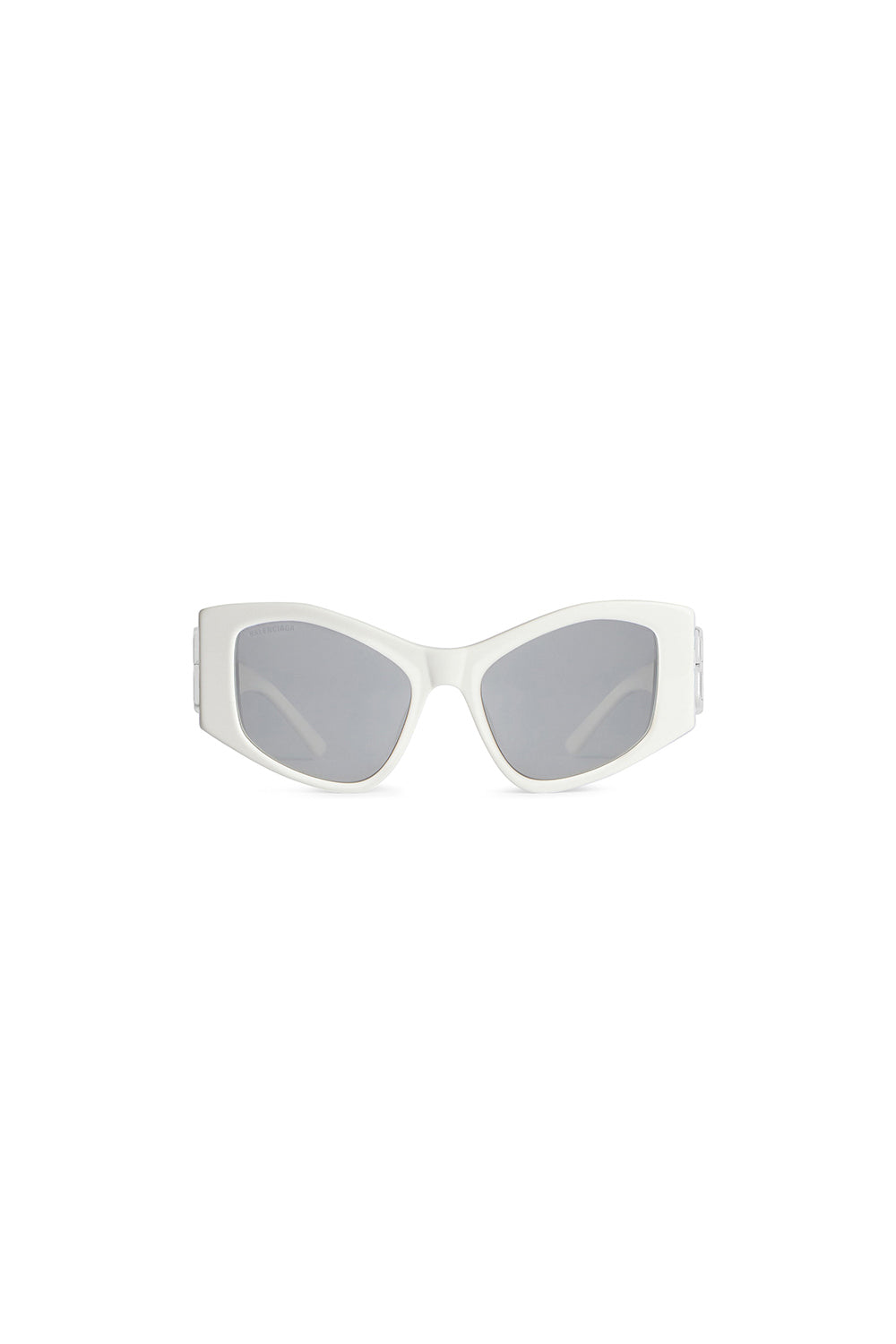 Dynasty XL D-Frame white & silver Sunglasses - White & Silver