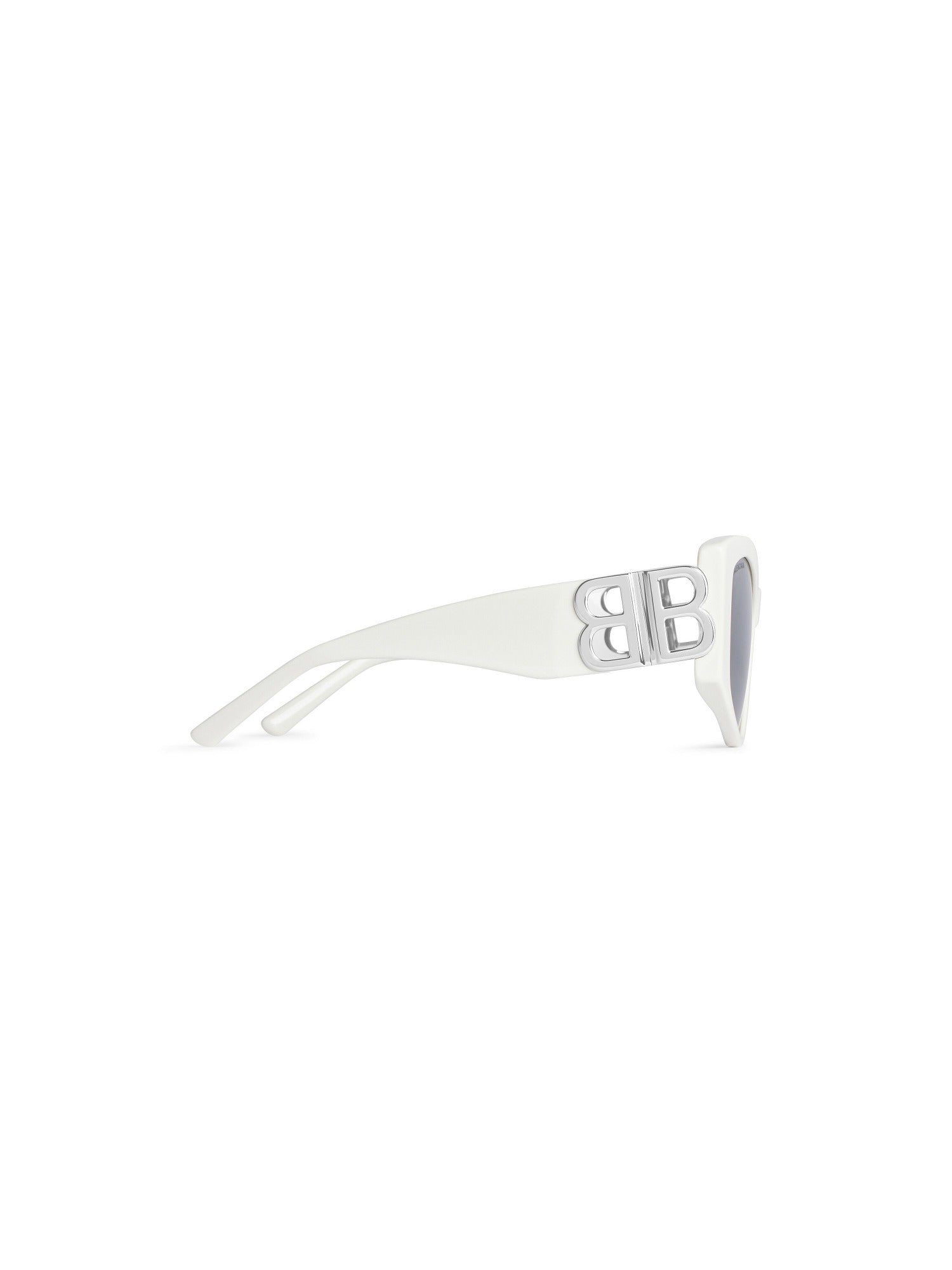 Dynasty XL D-Frame white & silver Sunglasses - White & Silver