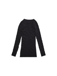Mini Allover Logo black Top - Black