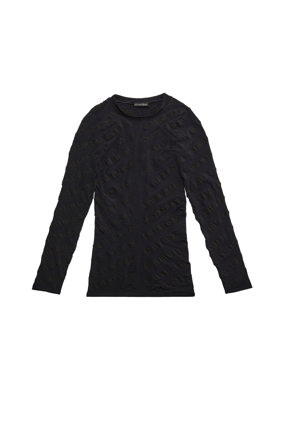 Mini Allover Logo black Top - Black