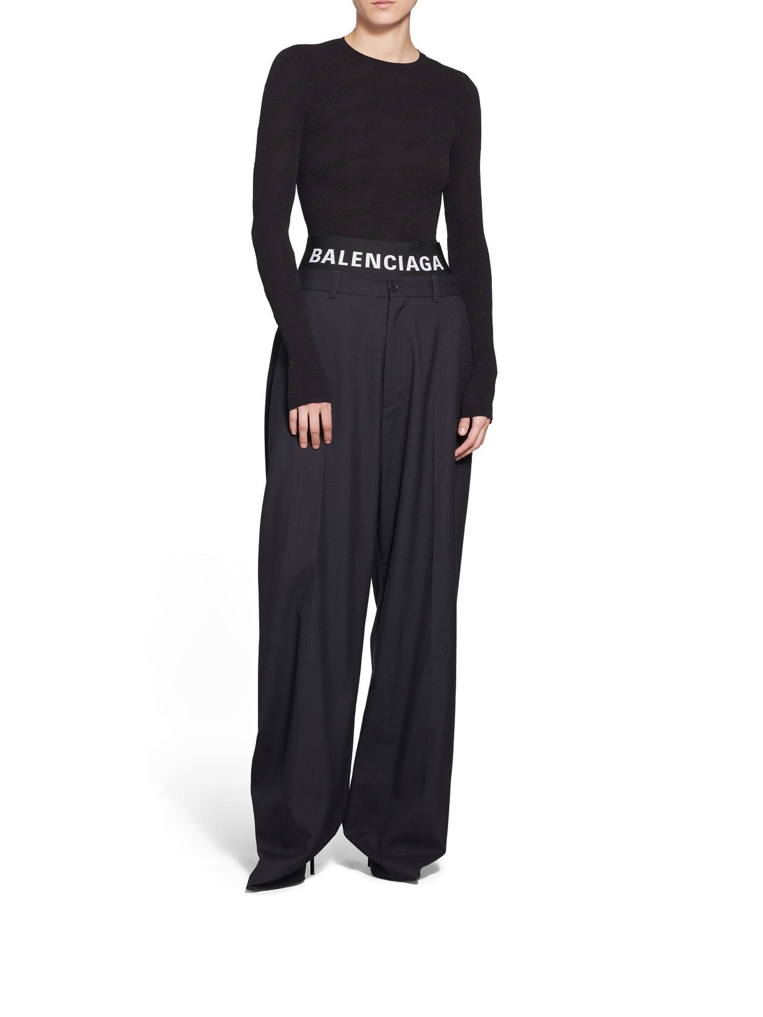 Mini Allover Logo black Top - Black