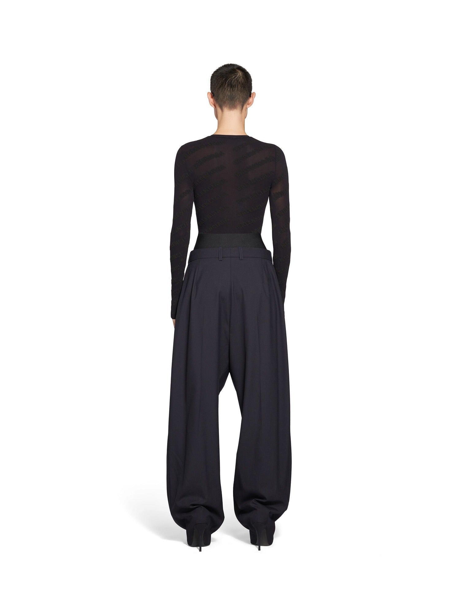 Mini Allover Logo black Top - Black