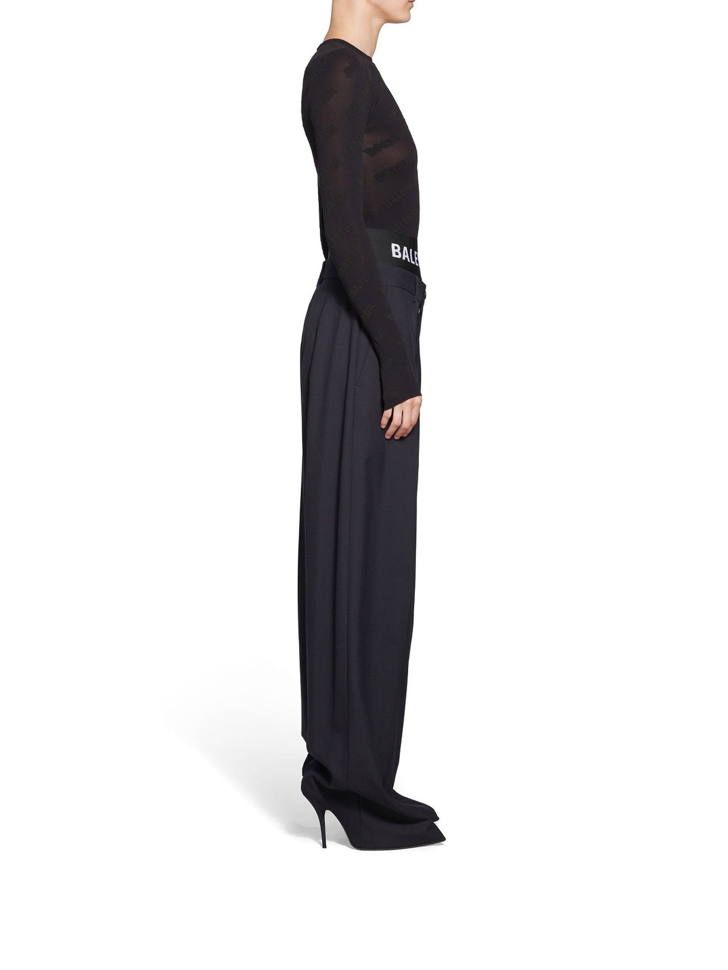 Mini Allover Logo black Top - Black