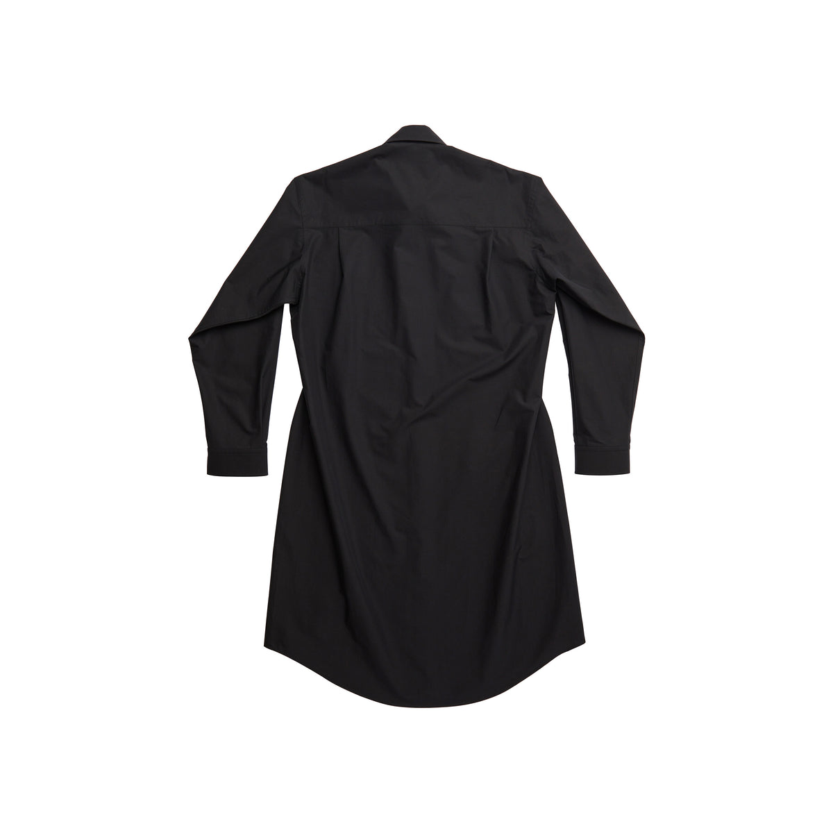 Hourglass Shirt Dress - Black