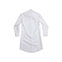 Hourglass Shirt Dress - White