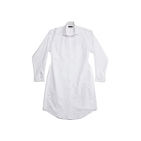 Hourglass Shirt Dress - White