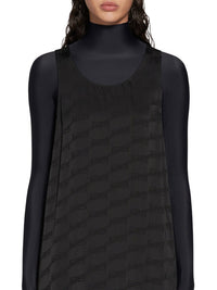 BB Monogram black Tank Top Dress - Black