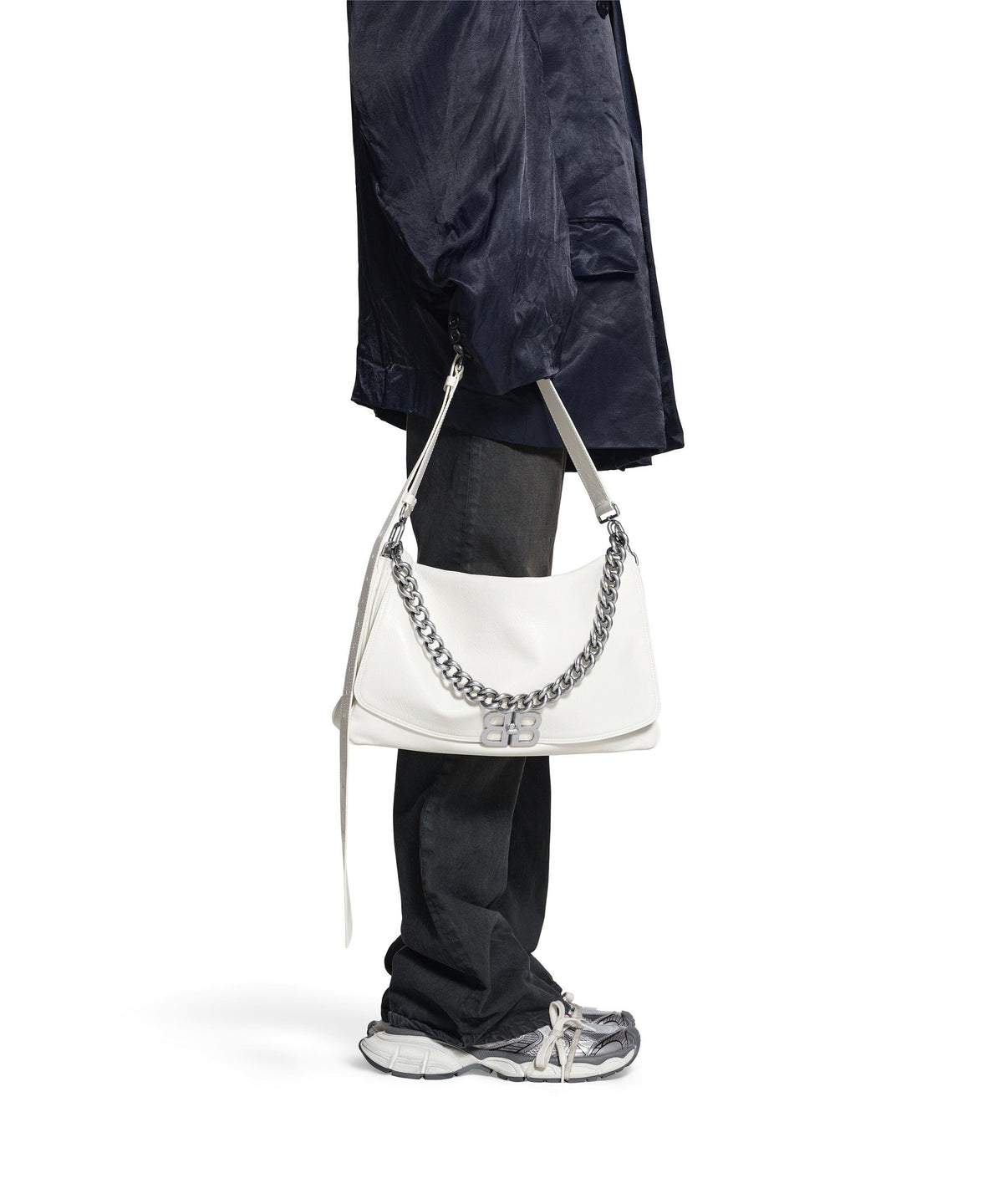 BB Soft Flap Bag Large - Optic White