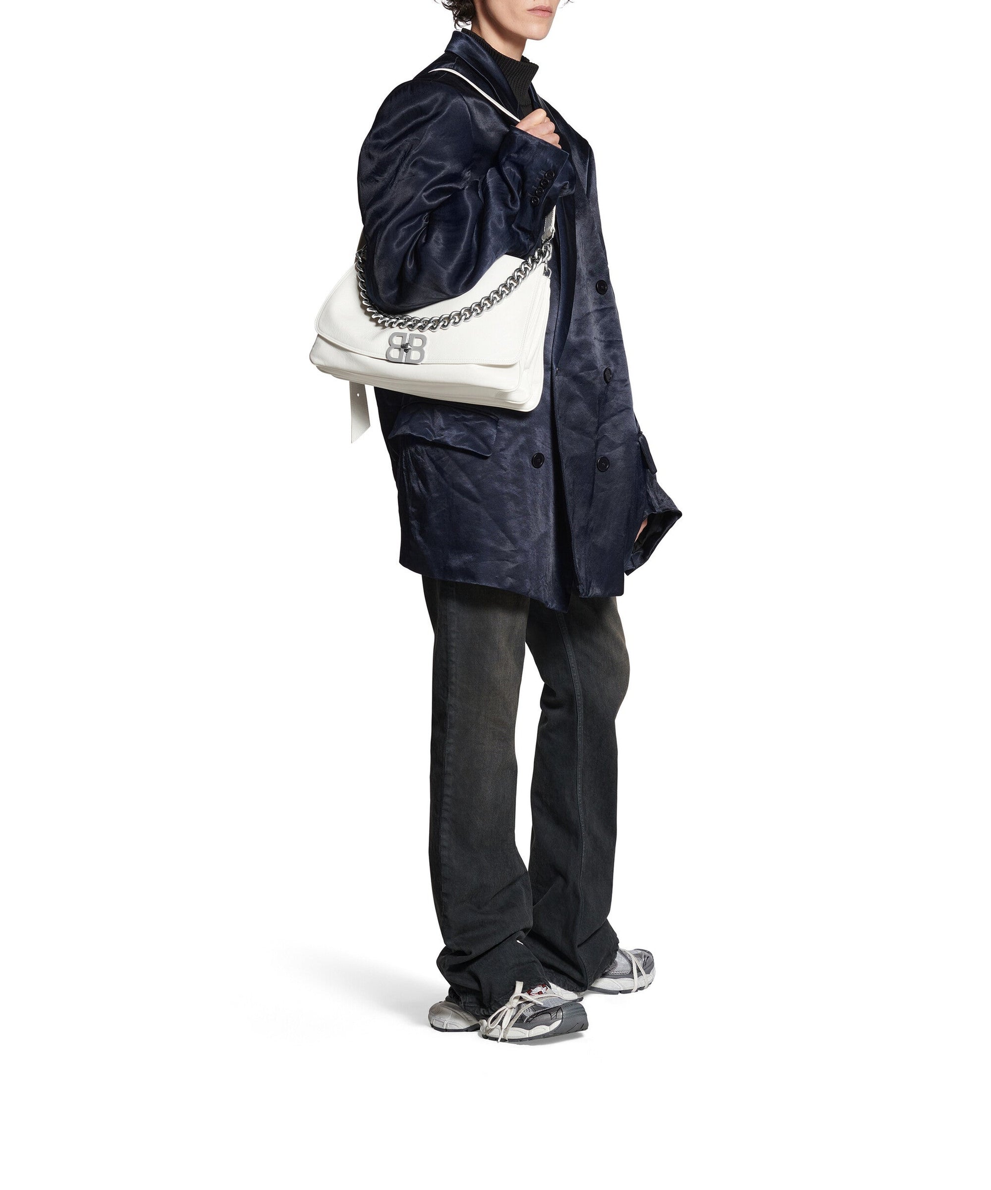 BB Soft Flap Bag Large - Optic White