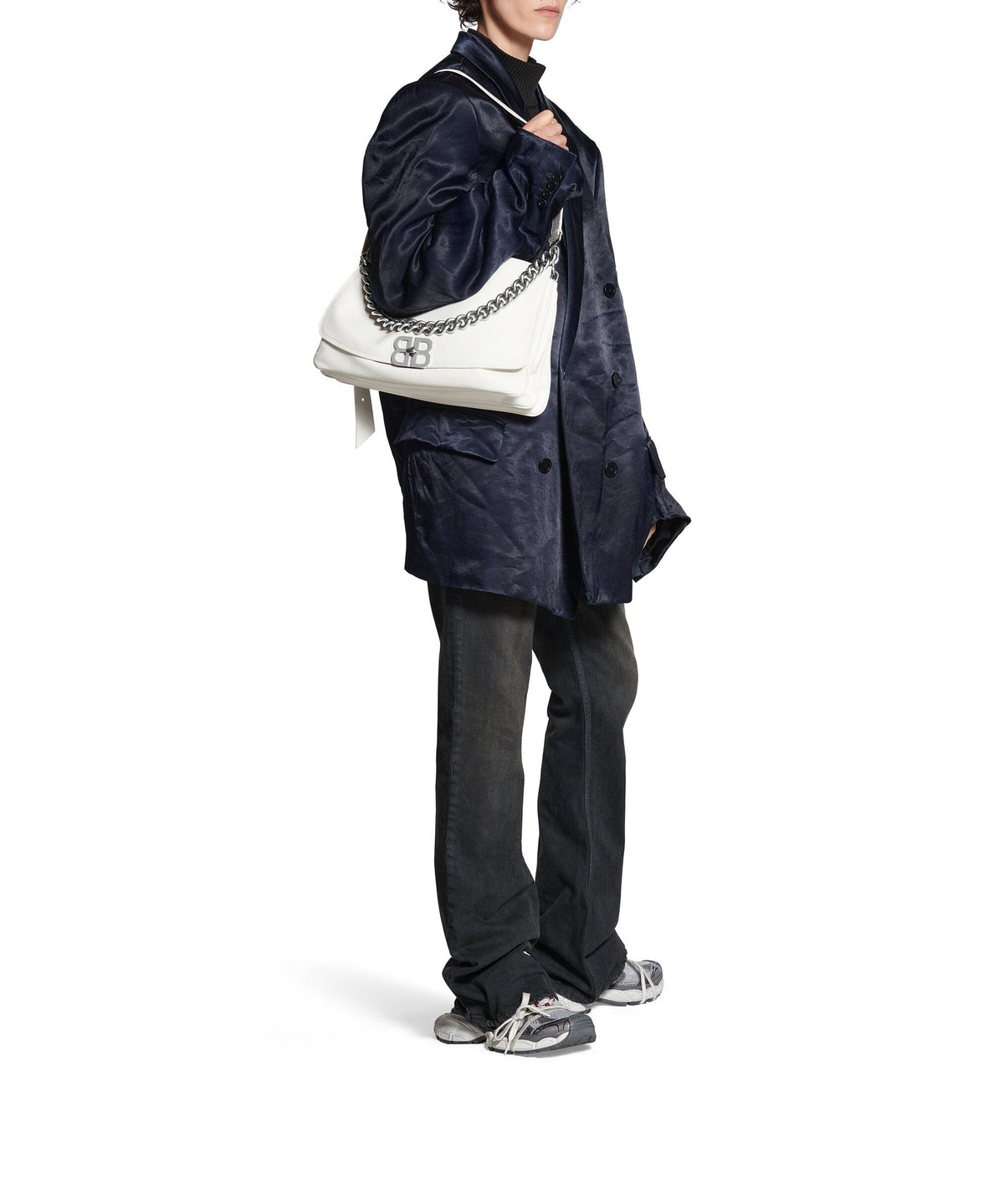 BB Soft Flap Bag Large - Optic White