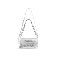 BB Soft Small Flap Bag Metallized - Silver