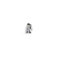 BB Soft Small Flap Bag Metallized - Silver