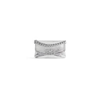 BB Soft Small Flap Bag Metallized - Silver