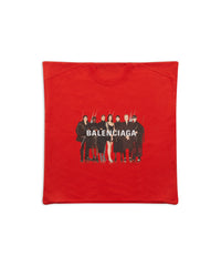 Jersey Pillow - Vermillon & Black