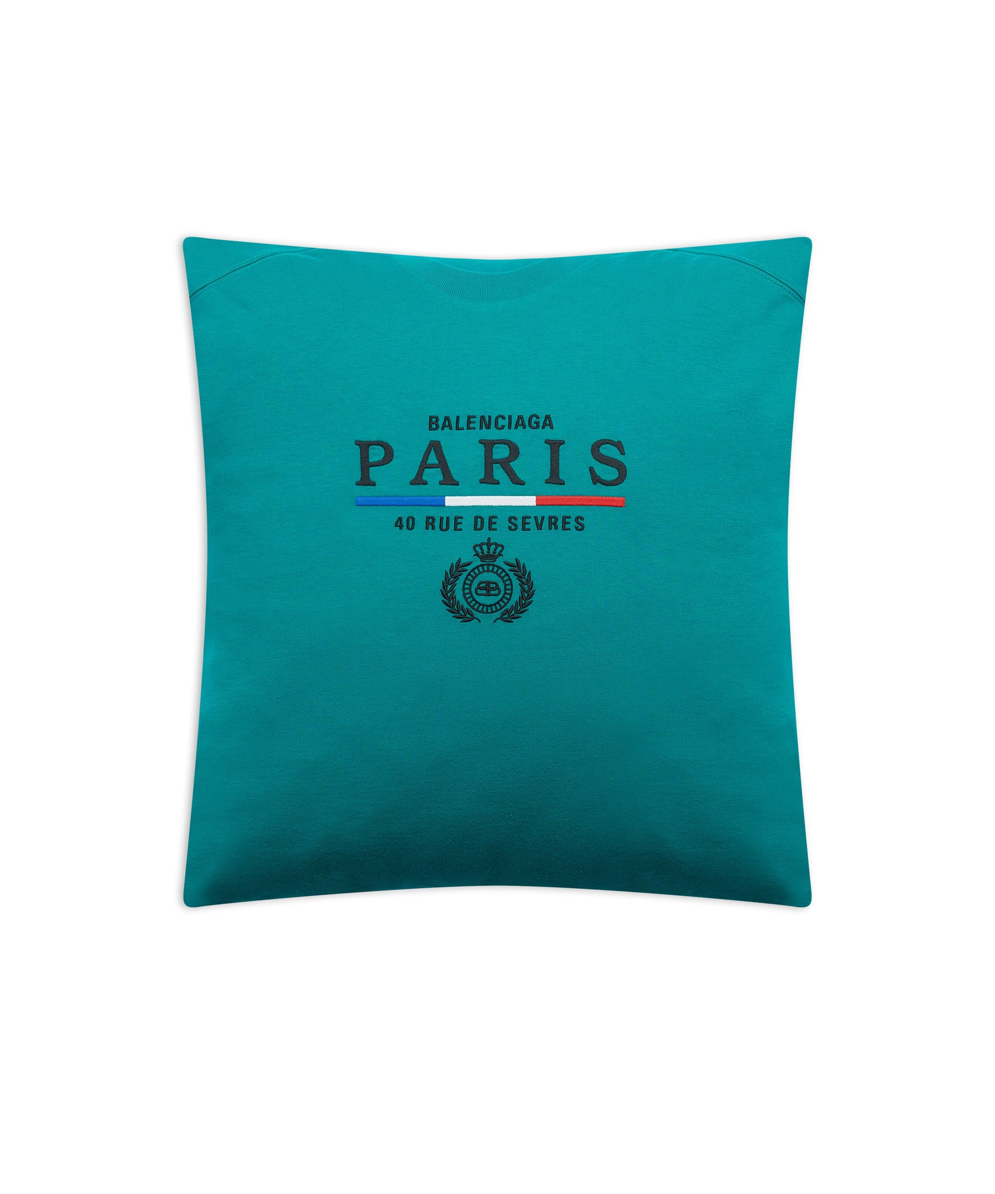 Jersey Pillow - Emerald & Black