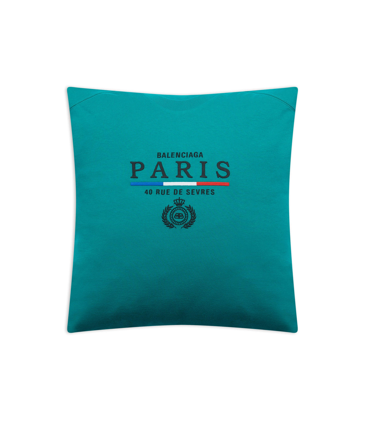 Jersey Pillow - Emerald & Black
