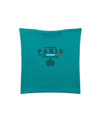 Jersey Pillow - Emerald & Black