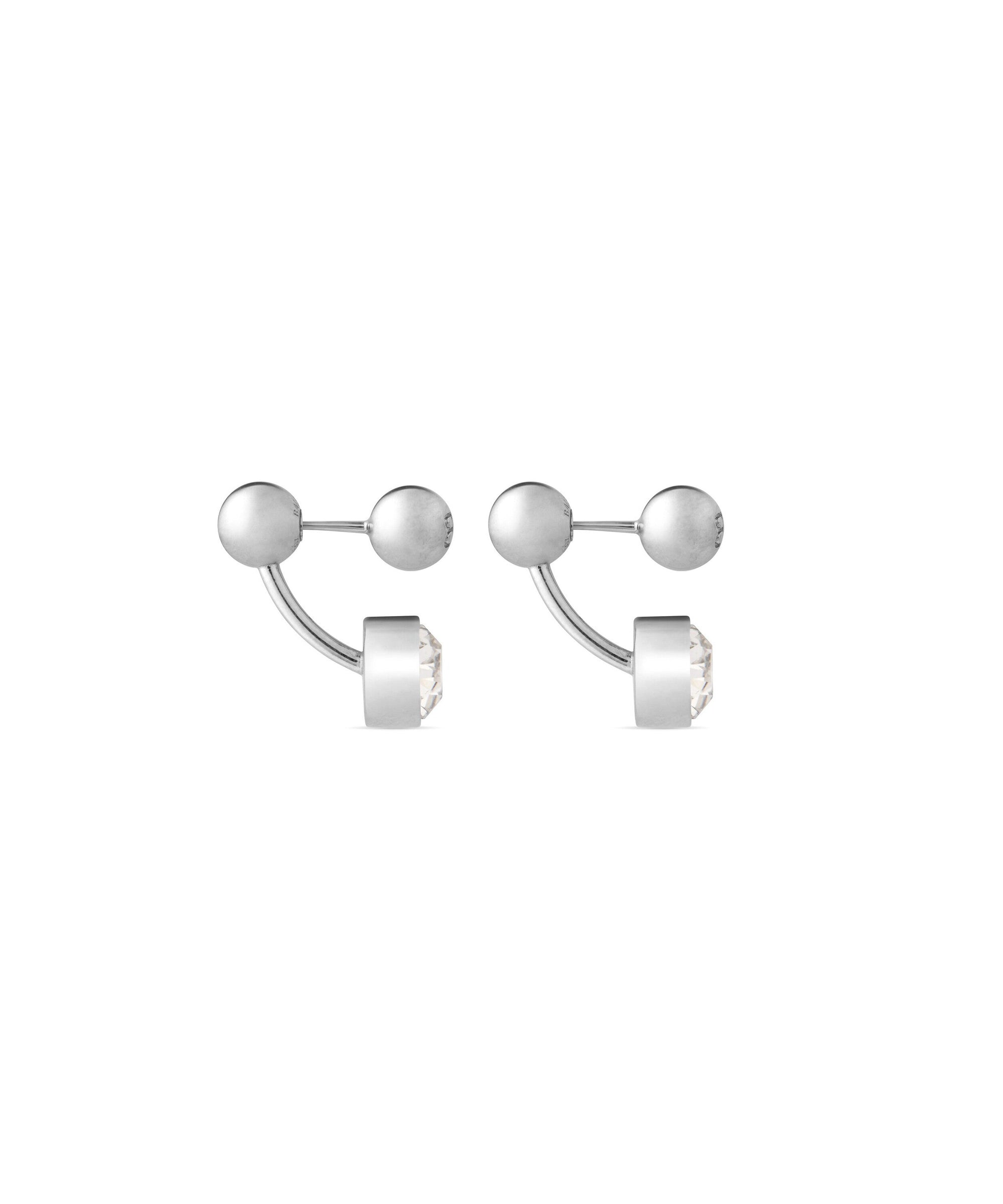 Everyday Earrings - Silver & Crystal