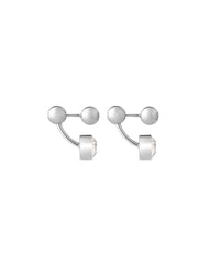 Everyday Earrings - Silver & Crystal
