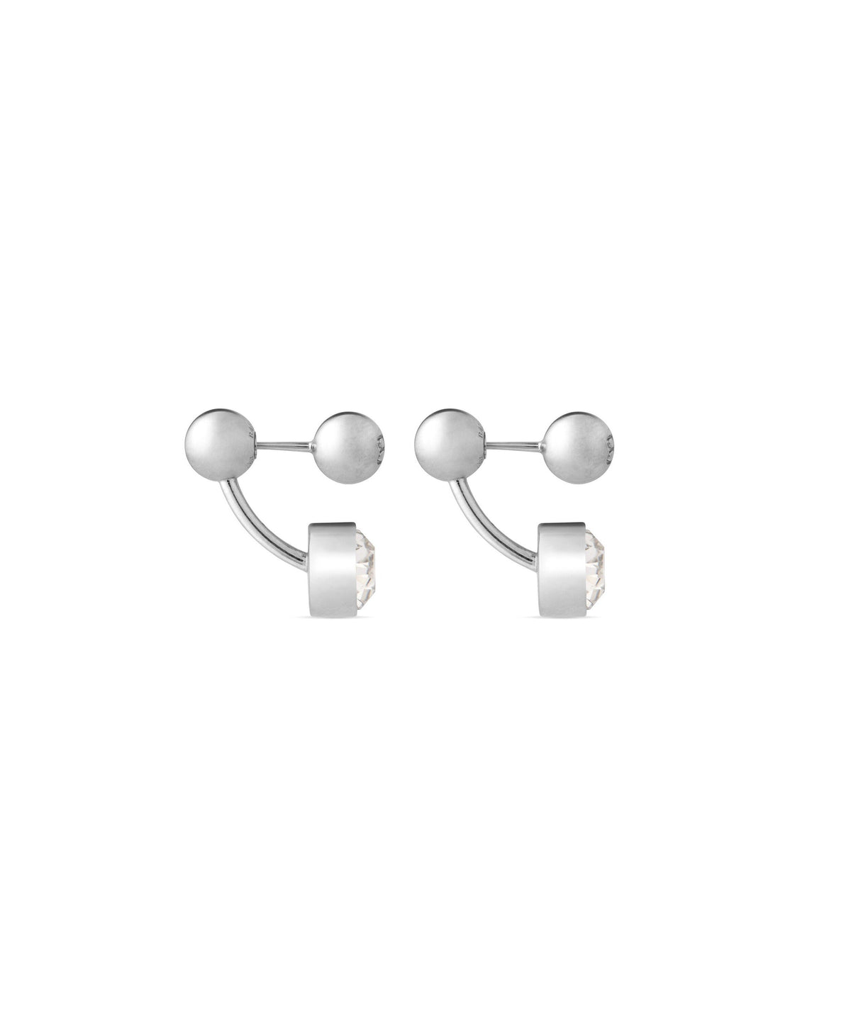 Everyday Earrings - Silver & Crystal