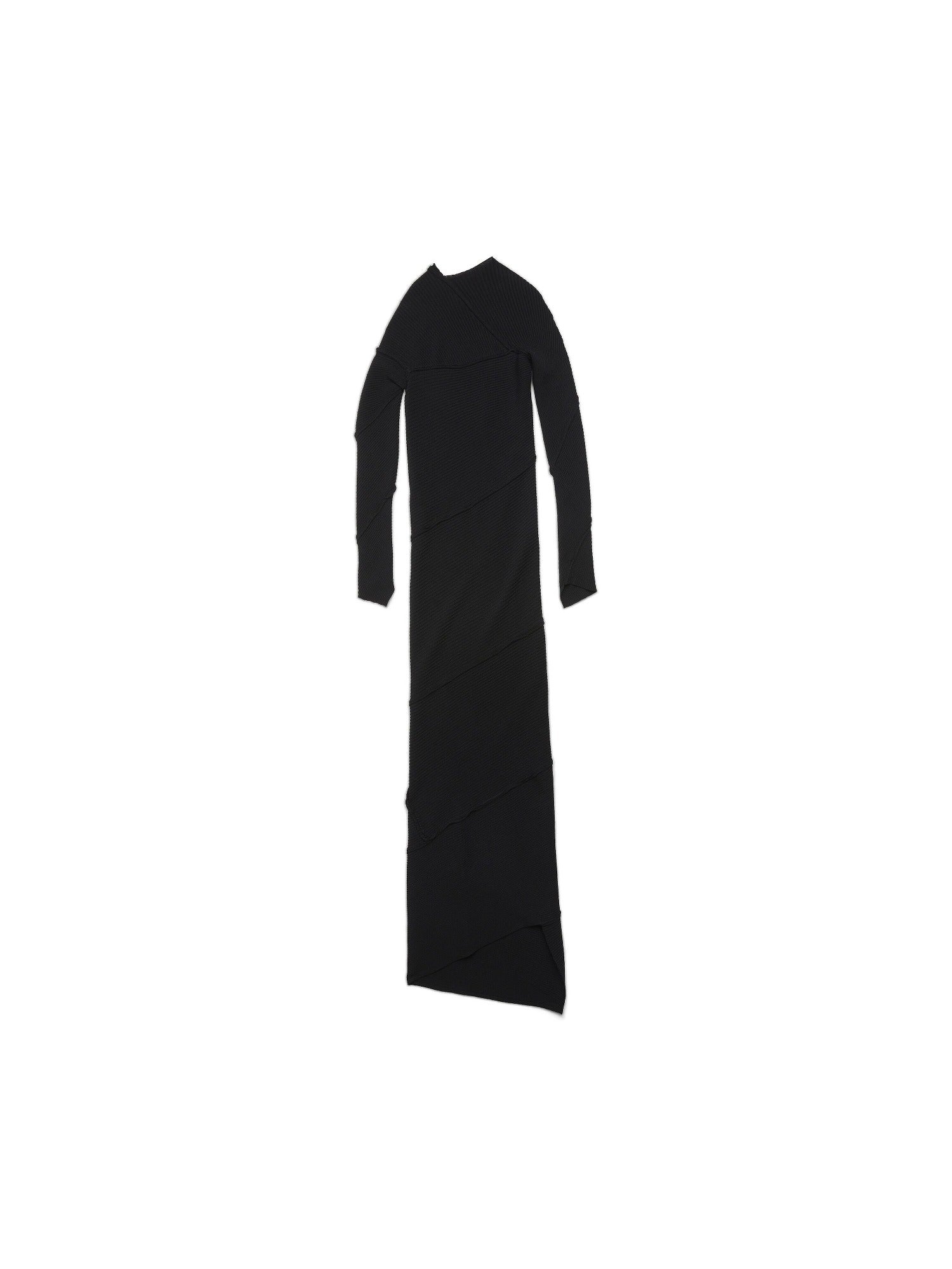 Spiral Maxi black Dress - Black