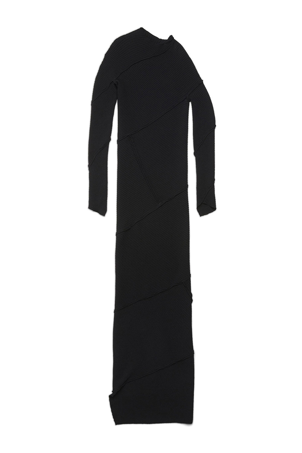 Spiral Maxi black Dress - Black