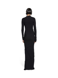 Spiral Maxi black Dress - Black