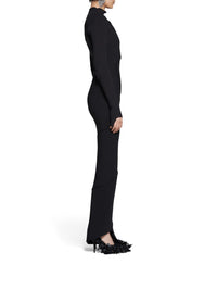 Spiral Maxi black Dress - Black